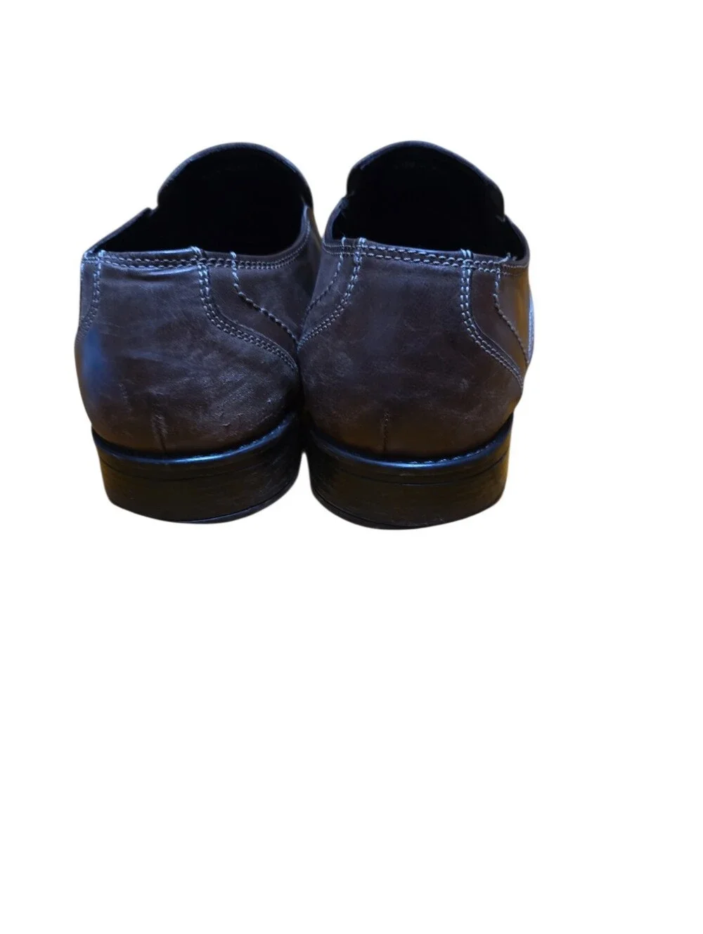Men's Brown Aldo Slip-On Leather Dress Shoes | Size 10